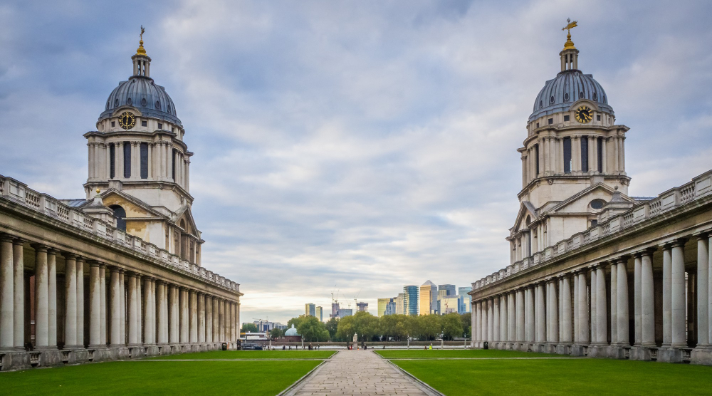 Historic university campus with twin domed towers, representing our network of partner universities abroad