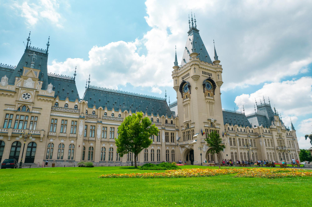 Grand institutional building representing WorkSpan Global's international presence
